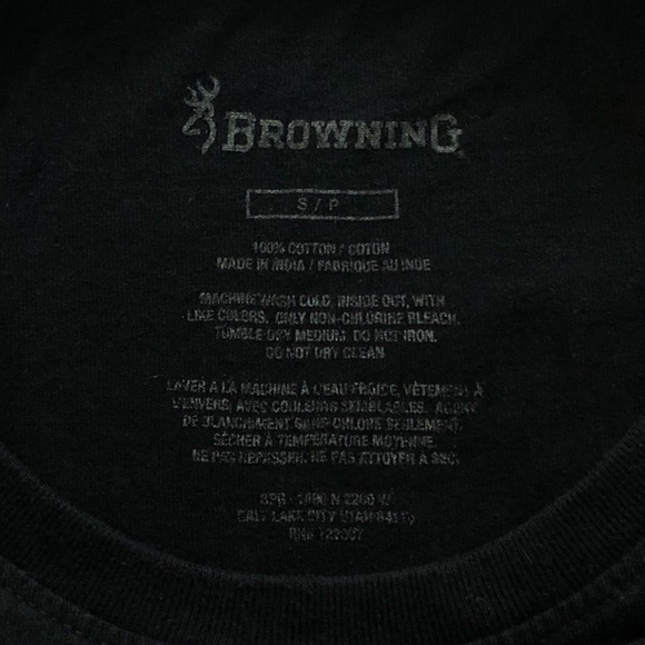 browning black and pink long sleeve tee - Picture 5 of 5